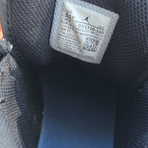 Kids Jordan 1 Mid Multi Color Canvas - Picture 4 of 4